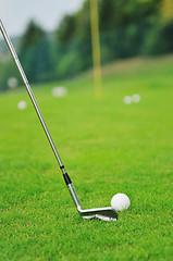 Image showing golf ball game