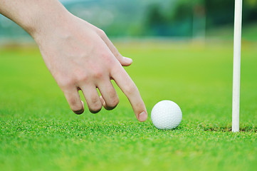 Image showing golf ball 