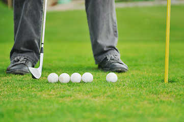 Image showing golf ball 