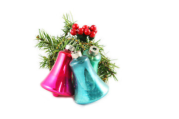 Image showing Old style Christmas bells