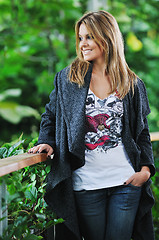 Image showing woman fashion outdoor