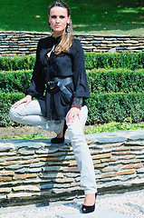 Image showing woman fashion outdoor