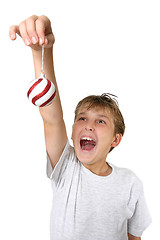 Image showing Hanging Christmas baubles