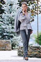 Image showing woman fashion outdoor