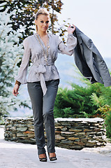 Image showing woman fashion outdoor