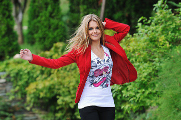 Image showing woman fashion outdoor