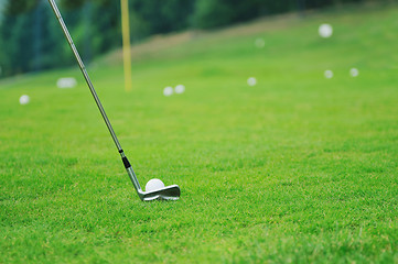 Image showing golf ball game