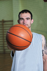 Image showing basket ball game player portrait