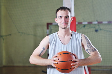 Image showing basket ball game player portrait