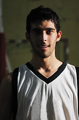 Image showing basket ball game player portrait