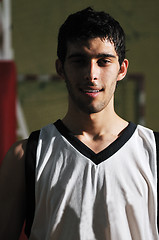 Image showing basket ball game player portrait