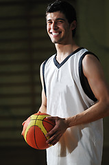 Image showing basket ball game player portrait