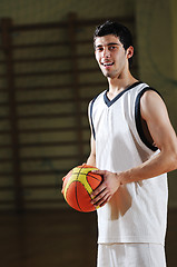 Image showing basket ball game player portrait