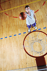 Image showing basket ball game player portrait