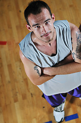 Image showing basket ball game player portrait