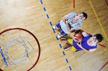 Image showing basket ball game player portrait