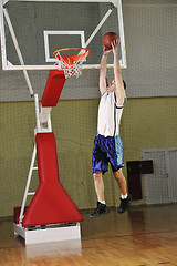 Image showing basketball jump