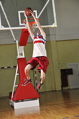 Image showing basketball jump