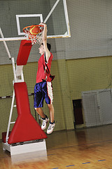 Image showing basketball jump