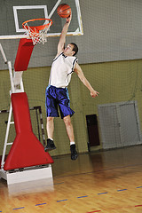 Image showing basketball jump