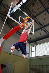 Image showing basketball jump