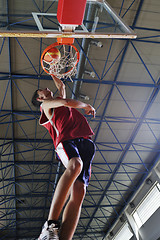 Image showing basketball jump