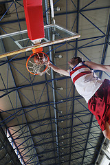 Image showing basketball jump