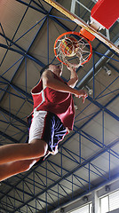 Image showing basketball jump