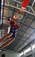 Image showing basketball jump