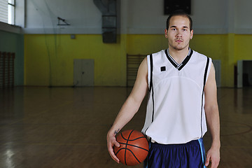 Image showing basketball man portrait