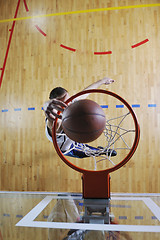 Image showing basketball jump