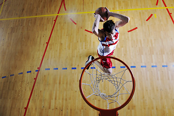 Image showing basketball jump