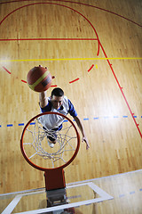 Image showing basketball jump