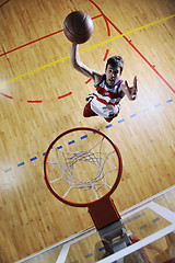 Image showing basketball jump