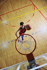 Image showing basketball jump