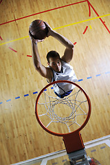 Image showing basketball jump