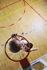 Image showing basketball jump