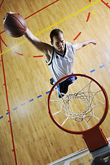 Image showing basketball jump