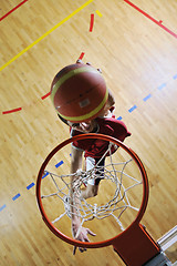 Image showing basketball jump