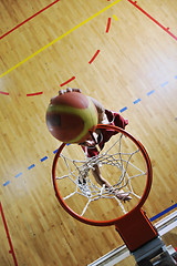 Image showing basketball jump