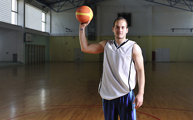 Image showing basketball man portrait