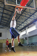 Image showing basketball jump