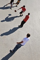 Image showing street basketball