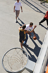 Image showing street basketball