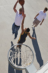 Image showing street basketball