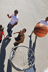 Image showing street basketball