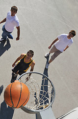 Image showing street basketball