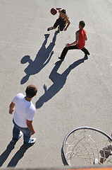 Image showing street basketball