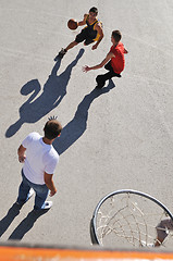 Image showing street basketball