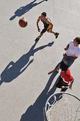 Image showing street basketball